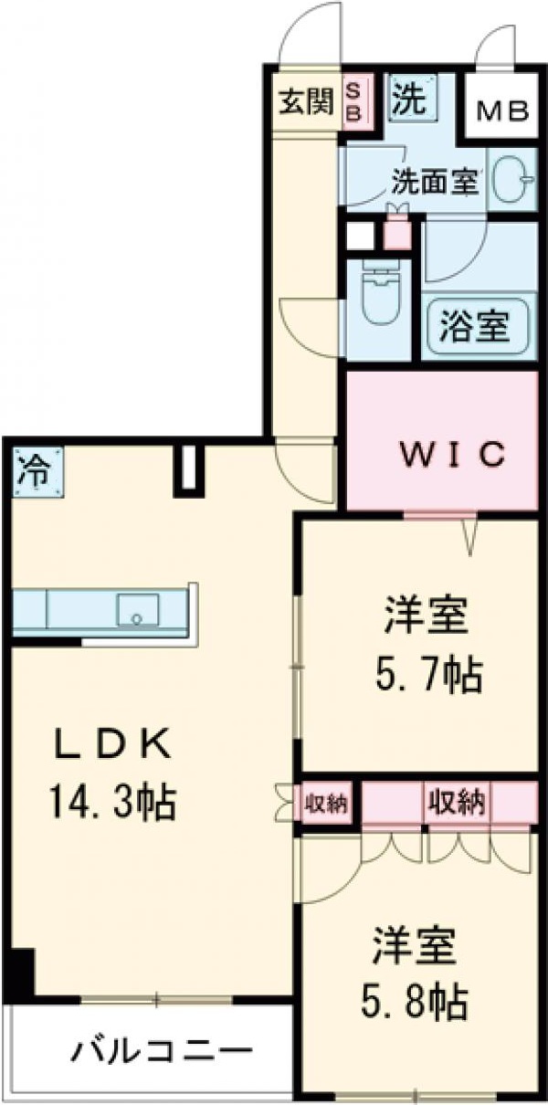 サンジョイアゼロの間取り
