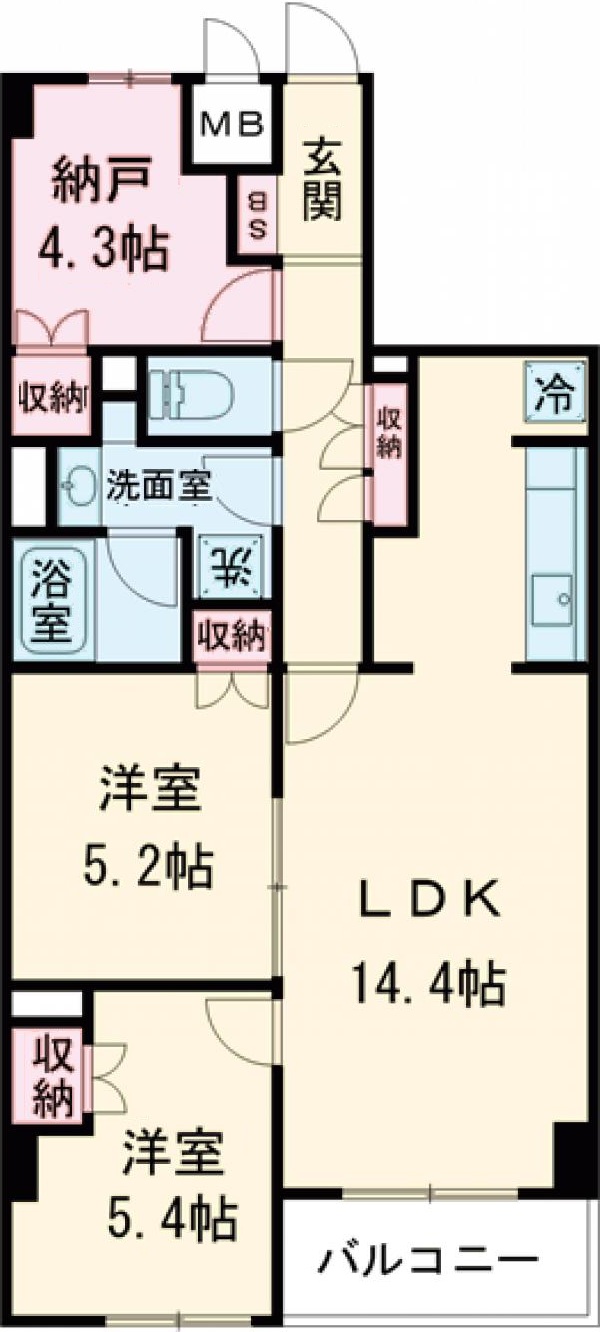 サンジョイアゼロの間取り
