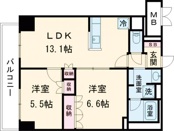 サンジョイアゼロの間取り