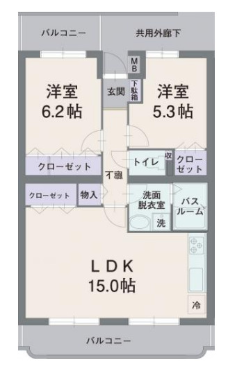 ベアテスPTMの間取り
