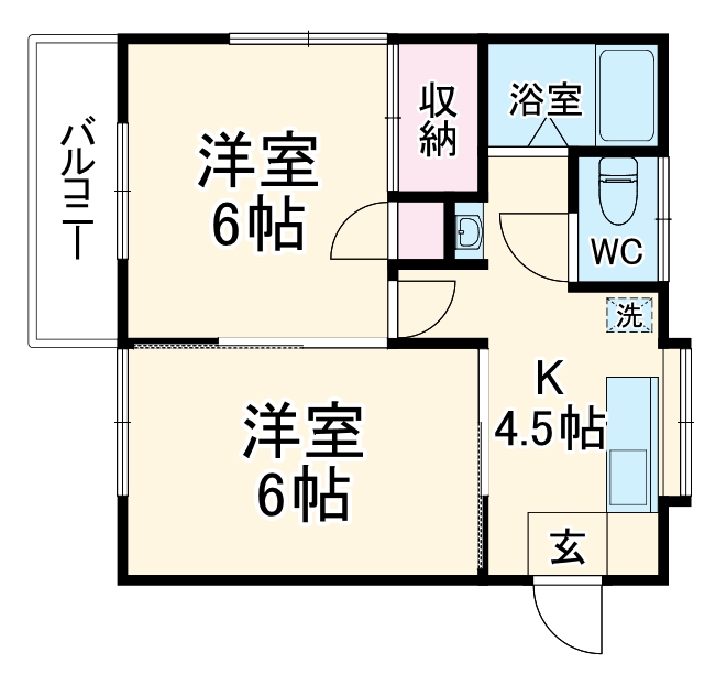 ハイツグロリアの間取り
