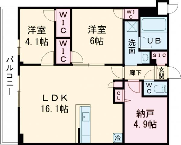 S-RESIDENCE富士見ヶ丘affordの間取り