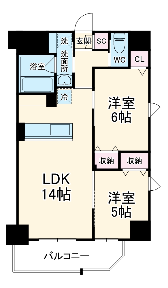 プロシード白壁の間取り
