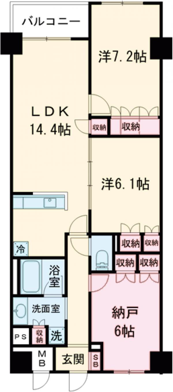 サンジョイアゼロの間取り
