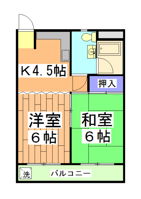 レジデンスオザックの間取り