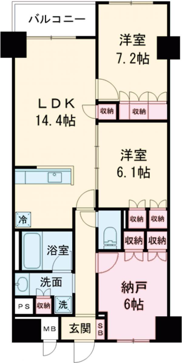 サンジョイアゼロの間取り