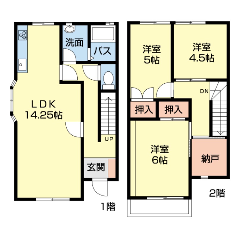 ベルメゾンの間取り