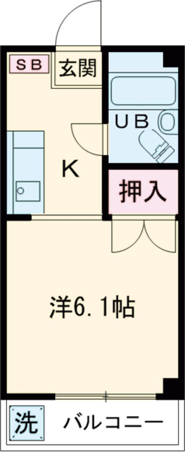 ひまわりハイムの間取り