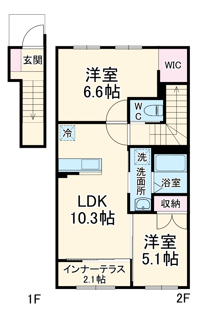 クレサンテームの間取り