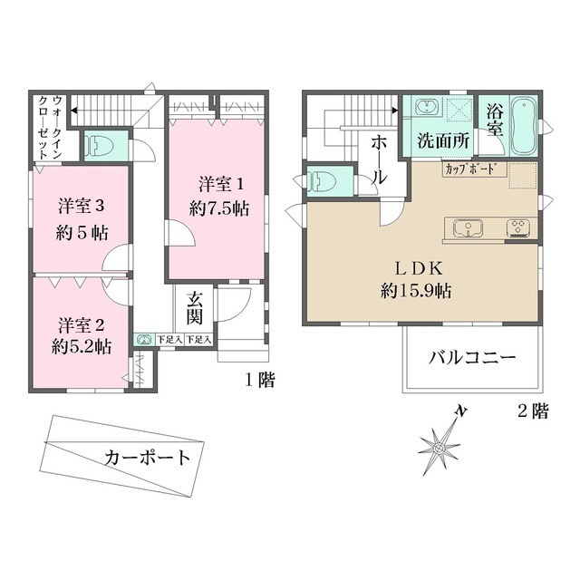 ポプラ倶楽部29の間取り