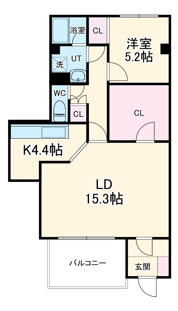 クレストールサカクラの間取り