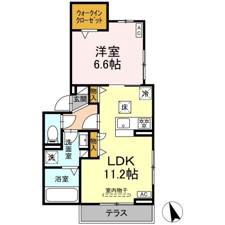 リッツハウスIIの間取り