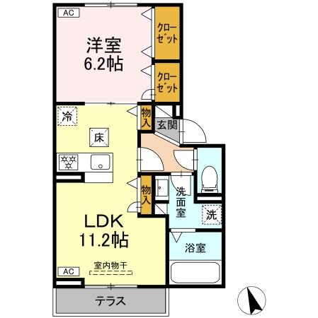 リッツハウスIIの間取り