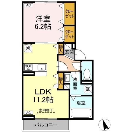 リッツハウスIIの間取り