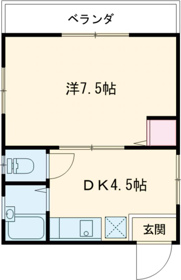 スプリングス立川の間取り