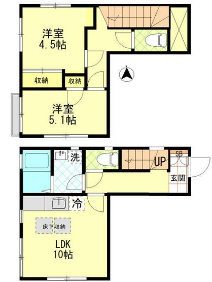 メゾンフレール・C号室の間取り