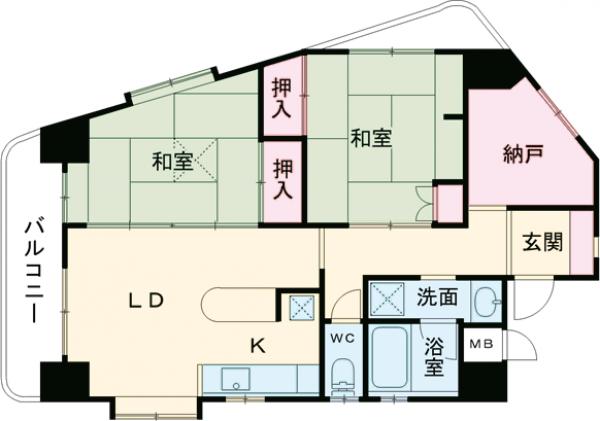 髙山ビルの間取り