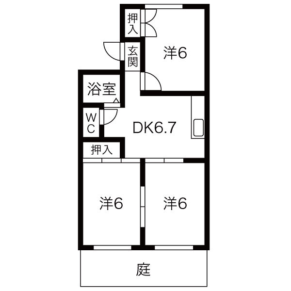 メゾンM1の間取り