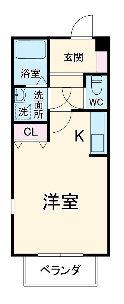 C-calme内田橋の間取り