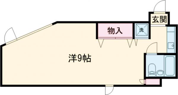 スタジオーネ桂の間取り