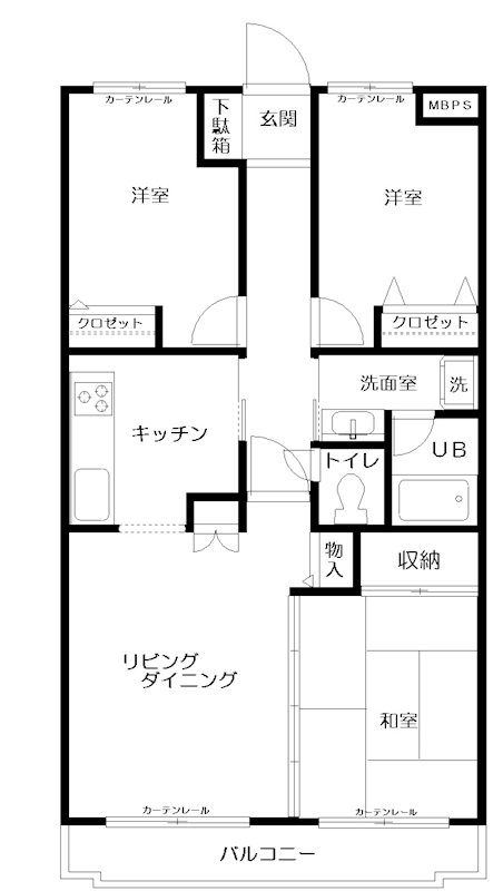 日神パレステージ深谷の間取り