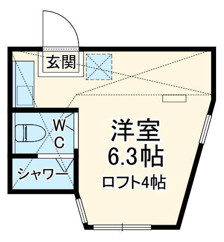 ユナイト白楽アンシャンテの間取り