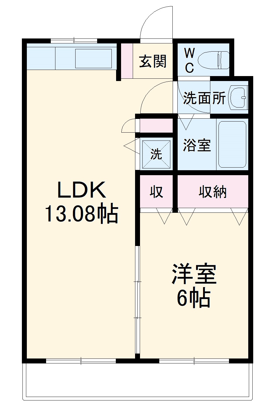 アーバンハイムINAの間取り