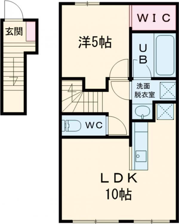 グランリーファ高林西の間取り