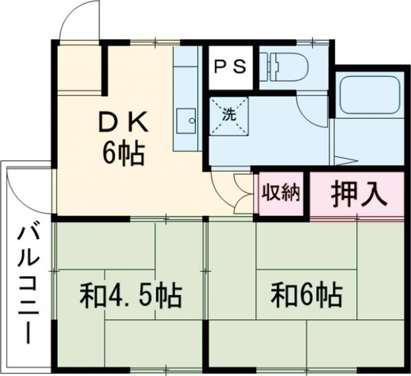 サンライズマンションの間取り