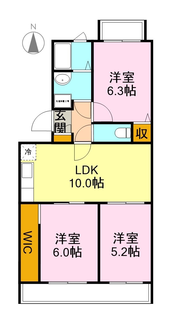 ハイム大石の間取り