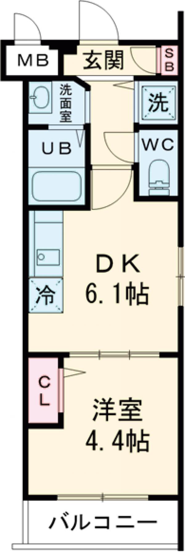 ベラジオワールドアイ京都円町の間取り