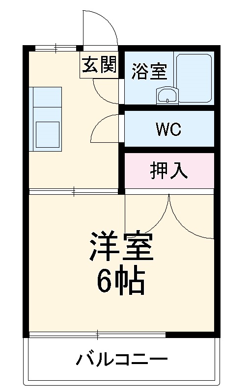 トラッドハウスYK B棟の間取り