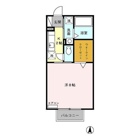 メゾンモナリエの間取り