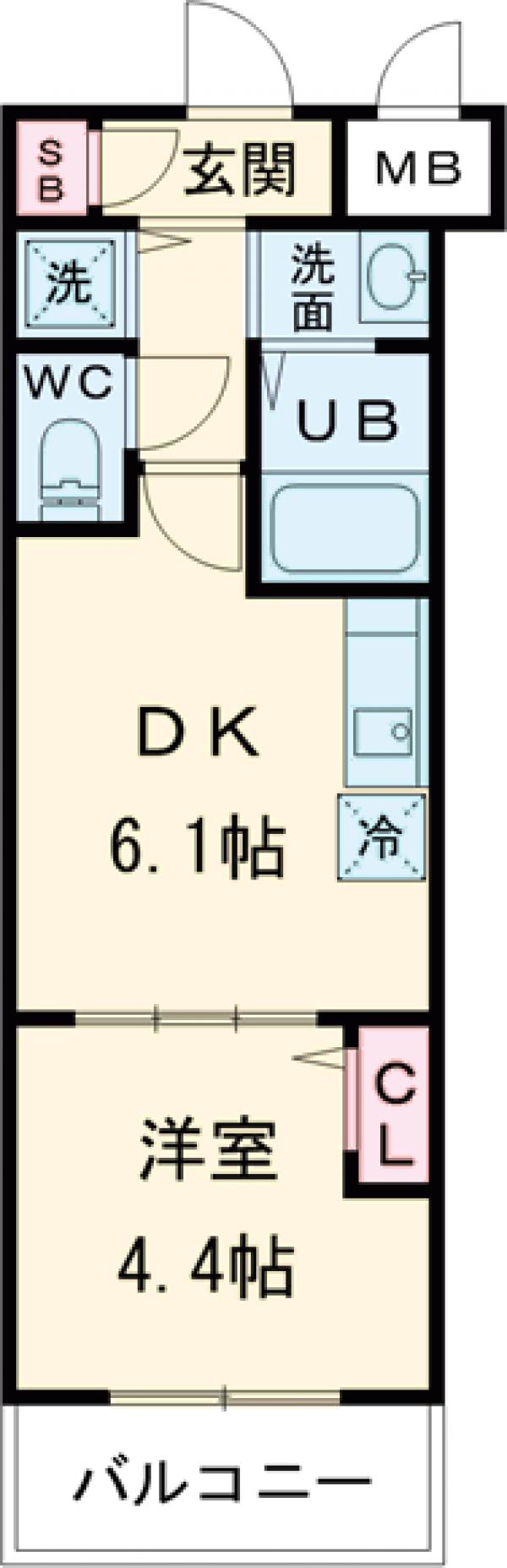 ベラジオワールドアイ京都円町の間取り