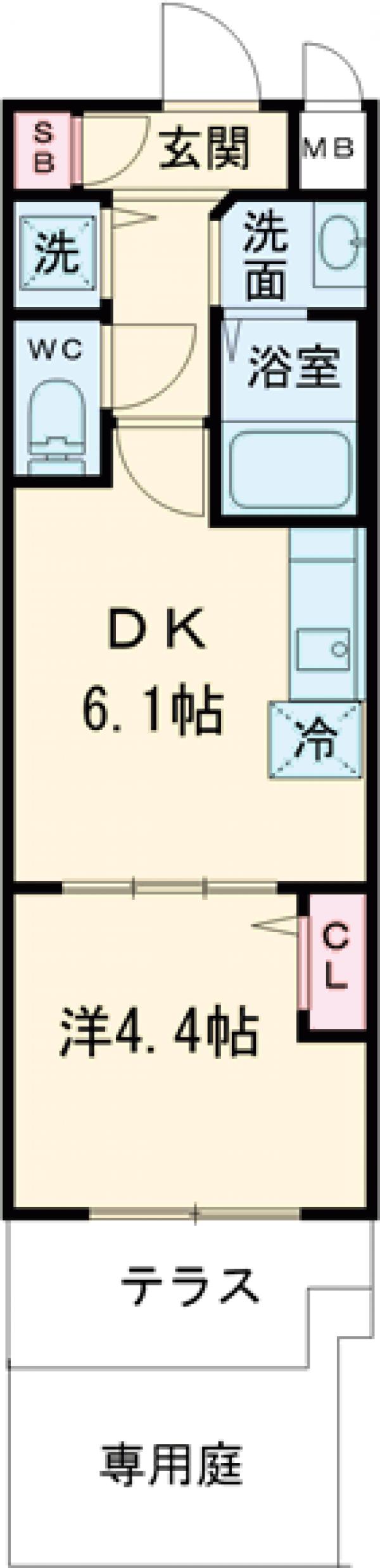 ベラジオワールドアイ京都円町の間取り