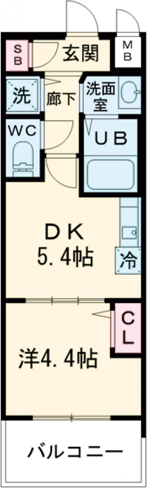 ベラジオワールドアイ京都円町の間取り