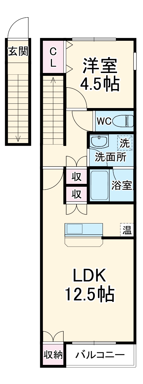 瑞穂ヶ丘ビリーブ館の間取り