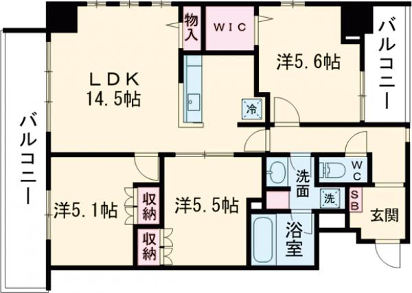 サンジョイアゼロの間取り