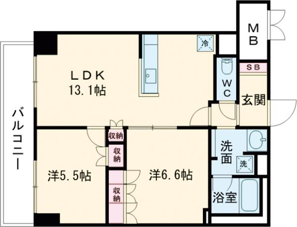 サンジョイアゼロの間取り