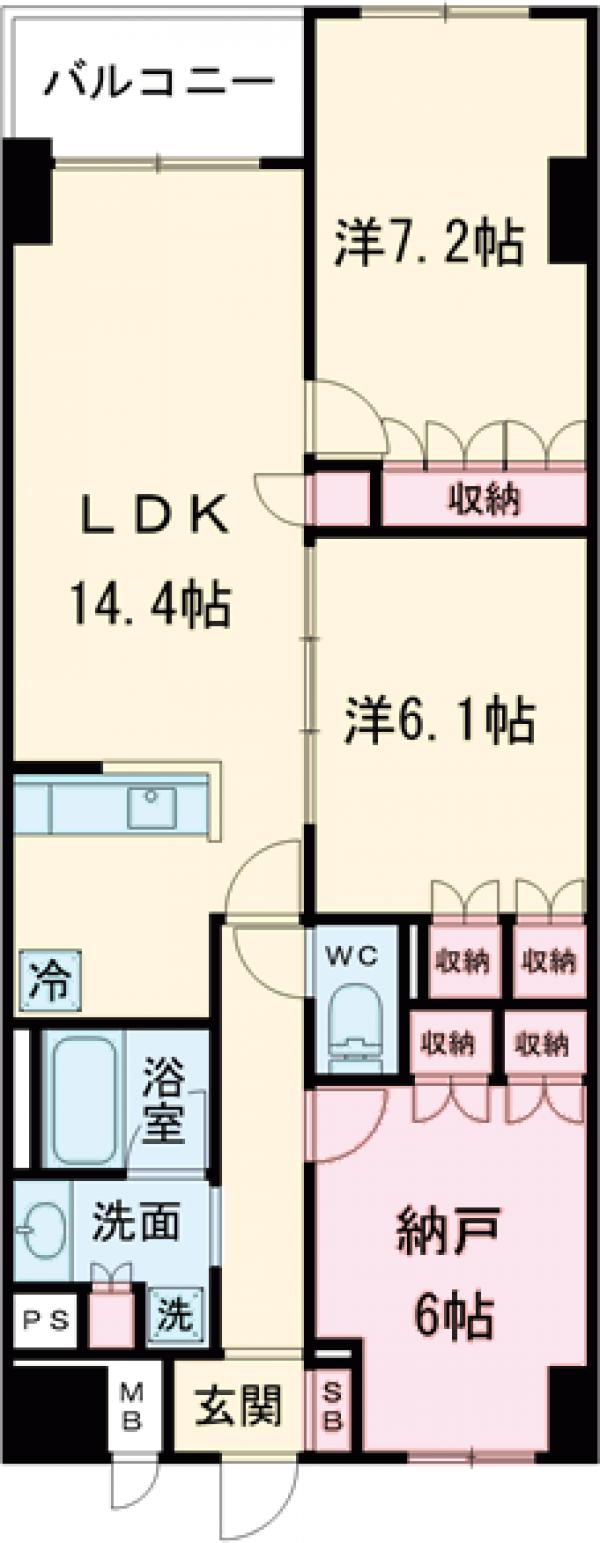 サンジョイアゼロの間取り