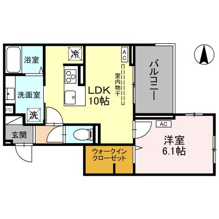 オルテンシア別所の間取り