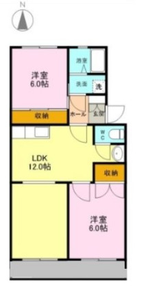 エステートみずほの間取り