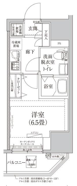 ルフレプレミアム川崎の間取り