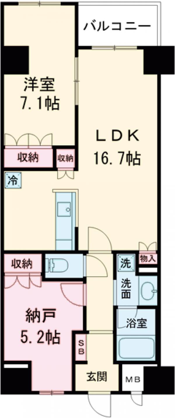 サンジョイアゼロの間取り