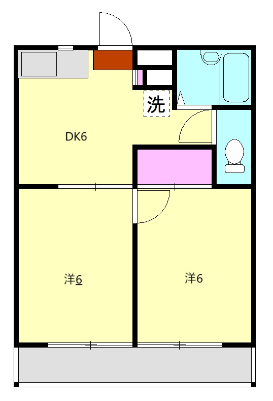ルミエール富水の間取り