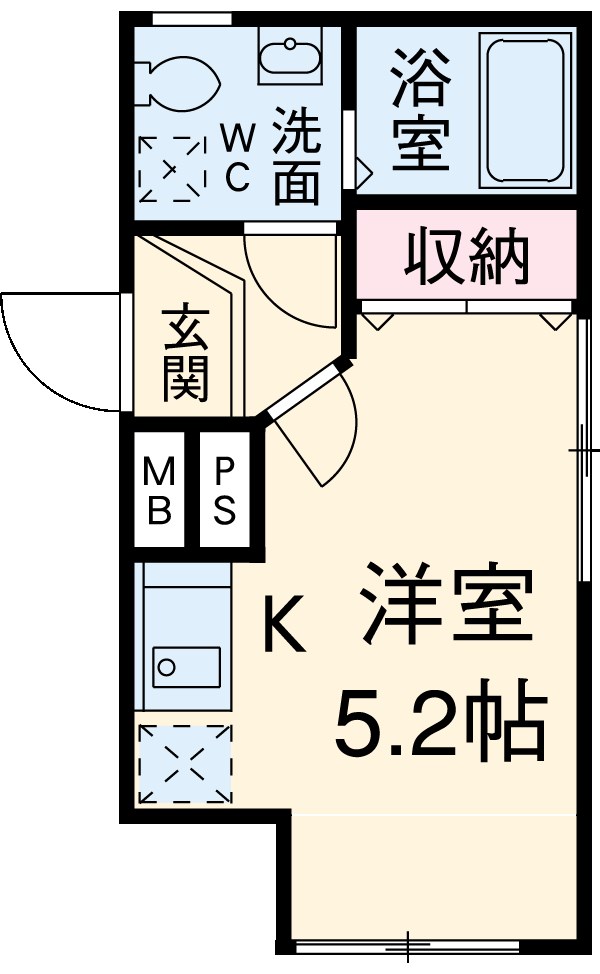 ハイグローブ東十条の間取り