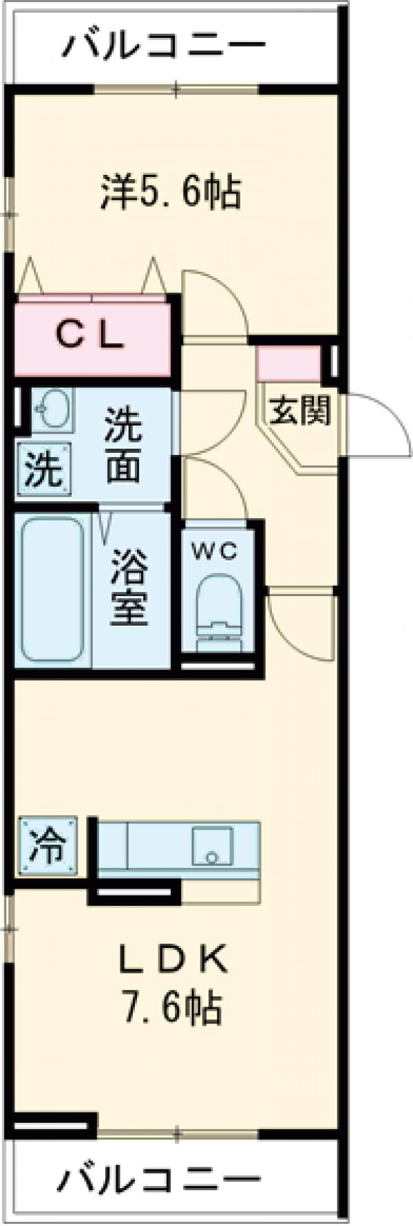 D-ROOM松木Aの間取り
