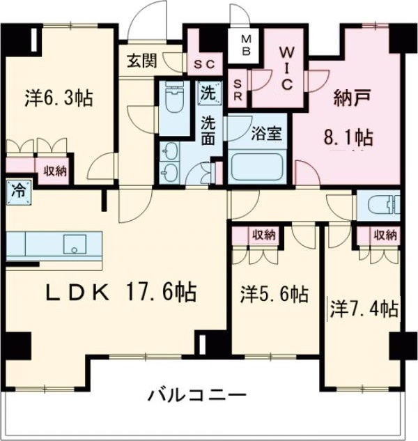サンジョイアゼロの間取り
