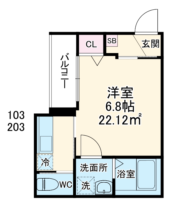 GRADUS妙典の間取り