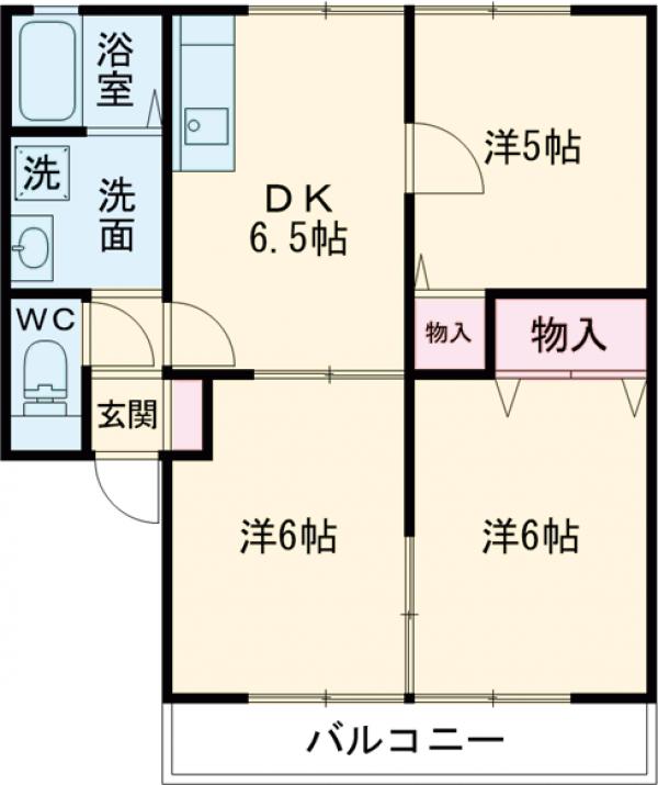 ルミエールAの間取り